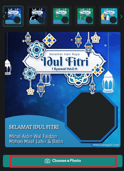 Kumpulan Twibbon Ucapan Hari Raya Idul Fitri 1433 H